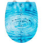 Abattant wc original 'goutte d'eau' wenko abattant wc avec frein de chute, fixation simple et rapide ...