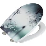 Abattant wc wenko polar thermoplastique 350 kg 36, 5 x 45 cm avec frein de chute silencieux design multicolore ...