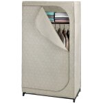 Armoire penderie tissu balance - l. 90 x h. 160 cm