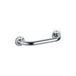 Poigne de baignoire wenko basic 25 cm inox brillant barre d'appui salle de bain en acier inoxydable ...
