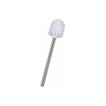 Brosse wc de rechange pour porte - brosse wc avec manche en acier inox brillant, polypropylne,  8x35 ...
