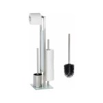 Combiné wc rivalta avec brosse de rechange 3 en 1 wenko brosse wc, dérouleur stockage papier toilette, ... Combiné wc rivalta avec brosse de rechange 3 en 1 wenko brosse wc, dérouleur stockage papier toilette, ...