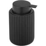 Distributeur savon liquide belluno, capacité de 300 ml, céramique 'soft touch', ø 8x13, 5 cm, noir - ... Distributeur savon liquide belluno, capacité de 300 ml, céramique 'soft touch', ø 8x13, 5 cm, noir - ...