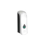 Wenko distributeur savon liquide mural ranera s, distributeur gel hydroalcoolique mural, sans perage, ...