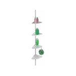 Etagre de salle de bain tlescopique easy, 4 paniers de douche, solution sans perage, aluminium - plastique, ...