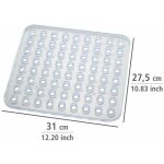Wenko - fond d'évier extra épais - l. 27. 5 x h. 1 x l. 31 cm - transparent Wenko - fond d'évier extra épais - l. 27. 5 x h. 1 x l. 31 cm - transparent