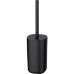 Porte - brosse wc davos - noir mat - polypropylne rsistant - 9, 5x35cm