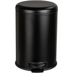 Poubelle  pdale leman, poubelle 12l avec fermeture frein de chute 'easy close', acier inoxydable, 25x38x32 ...