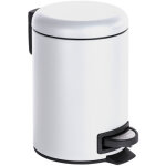 Poubelle wenko leman blanche 3l à pédale 2 pièces métal poubelle salle de bain poubelle cosmétique poubelle ... Poubelle wenko leman blanche 3l à pédale 2 pièces métal poubelle salle de bain poubelle cosmétique poubelle ...