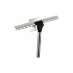 Raclette de douche quadro, raclette salle de bain, support mural, fixation sans perage 'turbo loc', ...