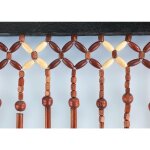Rideau de porte en perles de bois, 90 x 200 cm wenko