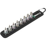 Wera - 8740 a 05003881001 6 pans int�rieurs jeu de douilles - embouts 8 pi�ces 1 / 4 (6. 3 mm)