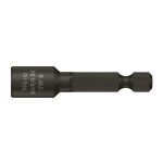 Douille wera 869 / 4m � emmanchement 6 pans ouverture de cl� 6 mm longueur 50 mm avec aimant - 5060421001 ...