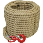 Werka pro - corde � poulie avec crochet �20mm x 30 m