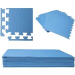 Werka pro - dalle pour piscine bleu 50x50cm 1cm �paisseur 8 pi�ces