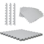 Dalle pour piscine grise 50x50cm 3mm �paisseur 9 pi�ces werka pro