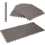 Dalle pour piscine imprim� taupe 50x50cm 3mm 9 pi�ces werka pro