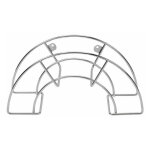 Westfalia - petit support de tuyau en acier inoxydable 36, 5x19, 5cm 3302 sauvic