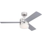 Westinghouse - ventilateur de plafond alta vista chrome 105 cm avec led
