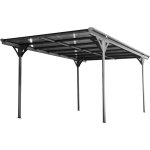 Westmann aluminium carport à toit plat helsinki anthracite 503x305x232 cm Westmann aluminium carport à toit plat helsinki anthracite 503x305x232 cm