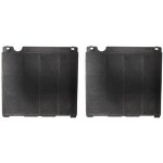 Whirlpool - lot de deux filtres charbon type 15 (230x210x30mm)