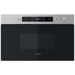 Whirlpool micro - ondes encastrable 22 l, 750 w, s�curit� enfant, acier inoxydable (mbna910x)