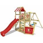 Wickey aire de jeux portique bois seaflyer avec balançoire et toboggan cabane enfant exterieur avec bac ... Wickey aire de jeux portique bois seaflyer avec balançoire et toboggan cabane enfant exterieur avec bac ...