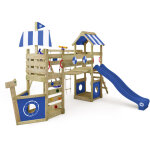 Wickey aire de jeux portique bois stormflyer avec balançoire et toboggan cabane enfant exterieur avec ... Wickey aire de jeux portique bois stormflyer avec balançoire et toboggan cabane enfant exterieur avec ...