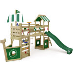 Wickey aire de jeux portique bois stormflyer avec balançoire et toboggan cabane enfant exterieur avec ... Wickey aire de jeux portique bois stormflyer avec balançoire et toboggan cabane enfant exterieur avec ...