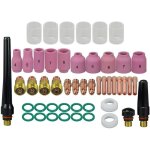 Wig db sr wp 17 18 26 kit de 49 pi�ces pour chalumeau avec jeu de buses en c�ramique buses en pyrex 10 ...
