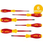 Wiha jeu de tournevis softfinish® electric slimfix fente, phillips, plusminus / pozidriv 6 pcs (38362) ... Wiha jeu de tournevis softfinish® electric slimfix fente, phillips, plusminus / pozidriv 6 pcs (38362) ...