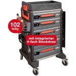Wiha - kit de servante d'atelier emobility, 102 pièces Wiha - kit de servante d'atelier emobility, 102 pièces