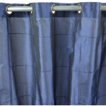 Thedecofactory - william - rideau en taffetas bleu 150x250