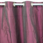 William - rideau en taffetas prune 150x250