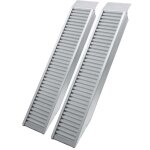 Wiltec lot de 2x rampe de chargement 1610 x 305 mm ? capacit� de charge max. 4050 kg ? profil � barres ...