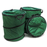 Wiltec 3x sac de jardin rond ? capacit de 100 l ? 470 x 470 x 580 mm ? pop up autoportant pliable ? ...