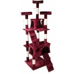 Wiltec - arbre  chat - 170 cm de haut - design ludique avec souris et escaliers - meuble grattage flin ...