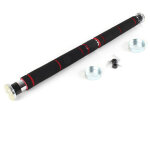Wiltec barre gymnastique de traction -  30 mm - en acier - charge max. 160 kg - antiglissante - avec ...