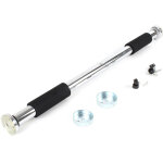 Wiltec barre gymnastique de traction -  30 mm - en acier chrom - charge max. 160 kg - antiglissante ...
