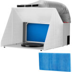 Wiltec - cabine aspiration a�rographie airbrush 230 v ? 47 db ? 4 m� / mn ? extraction vapeur brouillard ...
