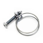 Wiltec - collier de serrage à double fil - en métal w1 - plage de serrage 31 - 35 mm - largeur 2, 2 mm ... Wiltec - collier de serrage à double fil - en métal w1 - plage de serrage 31 - 35 mm - largeur 2, 2 mm ...