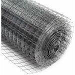 Grillage  mailles - 10 m x 50 cm / paisseur fil 1, 2 mm / maille 19 x 19 mm - en acier galvanis - ...