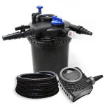 Sunsun - wiltec kit complet: cpf - 15000 filtre de bassin � pression jusqu'� 30000 l avec 18 watt uv ...