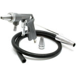 Wiltec kit pistolet de sablage � air comprim� avec tuyau d?aspiration buse de rechange 6, 3 bars ? jet ...