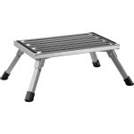 Wiltec marchepied de camping jusqu'� 150 kg tabouret pliable en acier �chelle � 1 marche