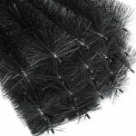 Wiltec - pare feuilles lot de 20 pices 24 m, 20 x 120 cm x  15 cm, protge gouttire, hrisson stop ...