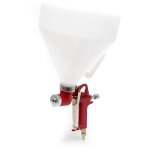 Wiltec - pistolet � cr�pir avec godet 6l 3 buses pistolet � peinture pneumatique cr�pi
