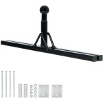 Wiltec porte - v�los pour timon jusqu?� 80 kg en acier, adaptateur de montage sur timon pour remorques ...