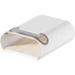 Wiltec - support mural pour vlo blanc 25, 6 x 30 x 11, 4 cm jusqu' 25 kg, support universel pour bicyclette, ...