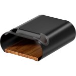 Wiltec support mural pour vlo noir 25, 6 x 30 x 11, 4 cm jusqu' 25 kg, support universel pour bicyclette, ...